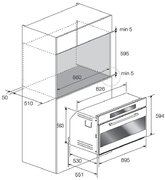 Духовой шкаф Fulgor Milano FCO 9613 TM 2F X фото 4 в Челябинске