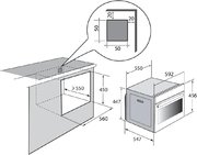 Встраиваемая комбинированная микроволновая печь Brandt BKC7153LX фото 4 в Челябинске