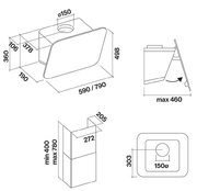 Вытяжка Falmec Tab 80 Red фото 4 в Челябинске
