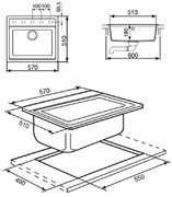 Мойка Smeg VS57T фото 2 в Челябинске