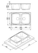 Мойка Smeg LZ792P фото 2 в Челябинске