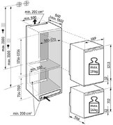 Встраиваемый холодильник Liebherr IXRF 5600 (IRe 4100 + IFNe 3503) фото 4 в Челябинске
