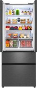 Отдельностоящий холодильник Weissgauff WFD 450 Built-in Inverter NoFrost Dark Inox фото 4 в Челябинске