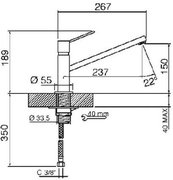 Смеситель Smeg MFQ7-IS фото 3 в Челябинске