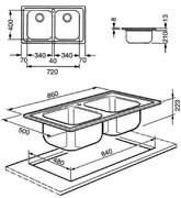 Мойка Smeg LM862 фото 2 в Челябинске