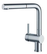 Смеситель Blanco Linus-S рычаг слева нержавеющая сталь фото в Челябинске