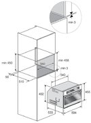 Духовой шкаф Fulgor Milano FCO 4512 TM WH фото 4 в Челябинске
