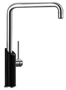 Смеситель Blanco Jil сочетание материалов хром/керамика черный фото в Челябинске