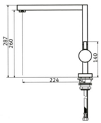 Смеситель Franke Planar 050 хром фото 3 в Челябинске