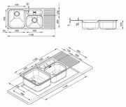 Мойка Smeg LTS1163S2 фото 2 в Челябинске