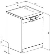 Посудомоечная машина Smeg LSA6439X2 фото 3 в Челябинске