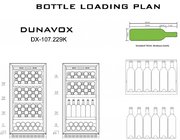 Винный шкаф Dunavox DX-107.229K фото 3 в Челябинске