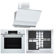 Bosch (варочная панель PNP6B2B92R + духовой шкаф HBF534EW0R + вытяжка DWK065G20T) Bosch (варочная панель PNP6B2B92R + духовой шкаф HBF534EW0R + вытяжка DWK065G20T)
