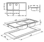 Мойка Smeg LM116D фото 2 в Челябинске