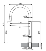 Смеситель Franke Evos хром/черный фото 4 в Челябинске