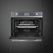 Духовой шкаф комбинированный с пароваркой Smeg SF4102VCS фото 3 в Челябинске