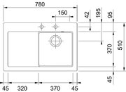 Мойка Franke Mythos MTK 611-78 миндаль фото 2 в Челябинске