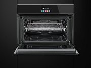 Духовой шкаф комбинированный с микроволновой печью Smeg SF4604PMCNX фото 3 в Челябинске