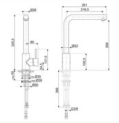 Смеситель Smeg MID1SS фото 4 в Челябинске