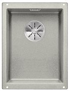 Мойка Blanco SUBLINE 320-U SILGRANIT отводная арматура InFino® жемчужный фото в Челябинске