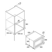 Встраиваемая микроволновая печь Bertazzoni F457PROMWSX фото 4 в Челябинске