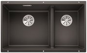 Мойка Blanco SUBLINE 430/270-U с отводной арматурой InFino® антрацит фото в Челябинске