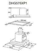 Вытяжка De Dietrich DHG 576 XP 1 фото 2 в Челябинске