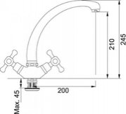 Смеситель Franke Ambra бронза фото 2 в Челябинске