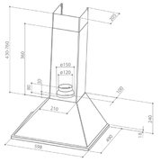 Вытяжка Faber SYNTHESIS HIP X A60 PB фото 2 в Челябинске