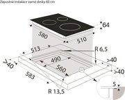 Индукционная варочная панель Brandt BPI6427B фото 3 в Челябинске