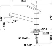 Смеситель Teka INN 913 CHROME фото 4 в Челябинске
