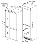 Холодильник Smeg C8175TN2P фото 4 в Челябинске