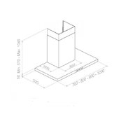 Вытяжка Pando P-401/120 IX 1250 ECO SEC фото 3 в Челябинске