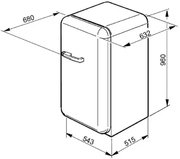 Холодильник Smeg FAB10HLIT фото 3 в Челябинске