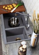 Мойка Omoikiri TEDORI 86-2-LB-SA фото 2 в Челябинске