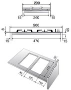 Варио-прибор (ДОМИНО) Ilve H30V/ IX фото 2 в Челябинске