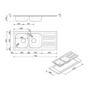 Мойка Smeg LMN116D фото 2 в Челябинске