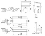 Встраиваемая вытяжка Smeg KDD90CNE фото 4 в Челябинске