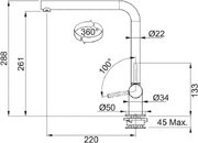 Смеситель Franke Neptune Window хром фото 4 в Челябинске