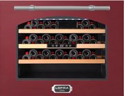 Встраиваемый винный шкаф Lofra ZBRR24M/R CANTINA 24 BURGUNDY CROMO фото в Челябинске
