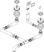 Сифон для кухонной мойки Blanco 214301 фото 2 в Челябинске