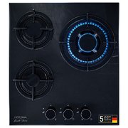 Газовая варочная поверхность KRONA CORTESIA 45 BL фото 3 в Челябинске