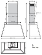 Вытяжка Falmec TIME 115 pewter фото 3 в Челябинске