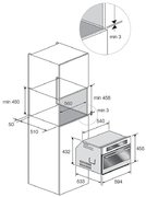 Духовой шкаф Fulgor Milano FCO 4512 TM BK фото 4 в Челябинске