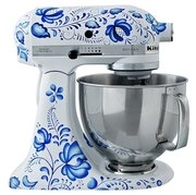 Миксер Китчен Эйд 5KSM150PSE Гжель фото в Челябинске Миксер KitchenAid 5KSM150PSE Гжель фото в Челябинске