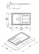 Мойка Smeg LZ791P фото 2 в Челябинске