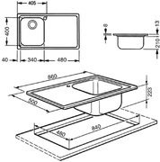 Мойка Smeg LLR861 фото 2 в Челябинске