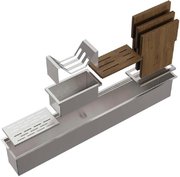 Встраиваемая сушка для посуды Омойкири DRY-01 GM 4999107 фото 2 в Челябинске Встраиваемая сушка для посуды Omoikiri DRY-01 GM 4999107 фото 2 в Челябинске