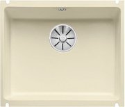 Мойка Blanco SUBLINE 500-U керамика отводная арматура InFino® жасмин фото в Челябинске