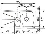 Мойка Franke MIG 651 графит фото 3 в Челябинске